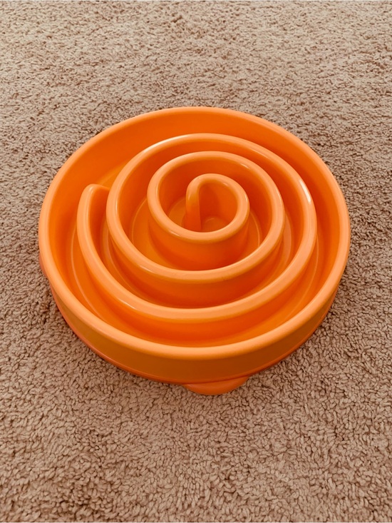 Outward Hound Other - Outward Hound Fun Slow Feeder Interactive Dog Bowl, Orange, 4 cup